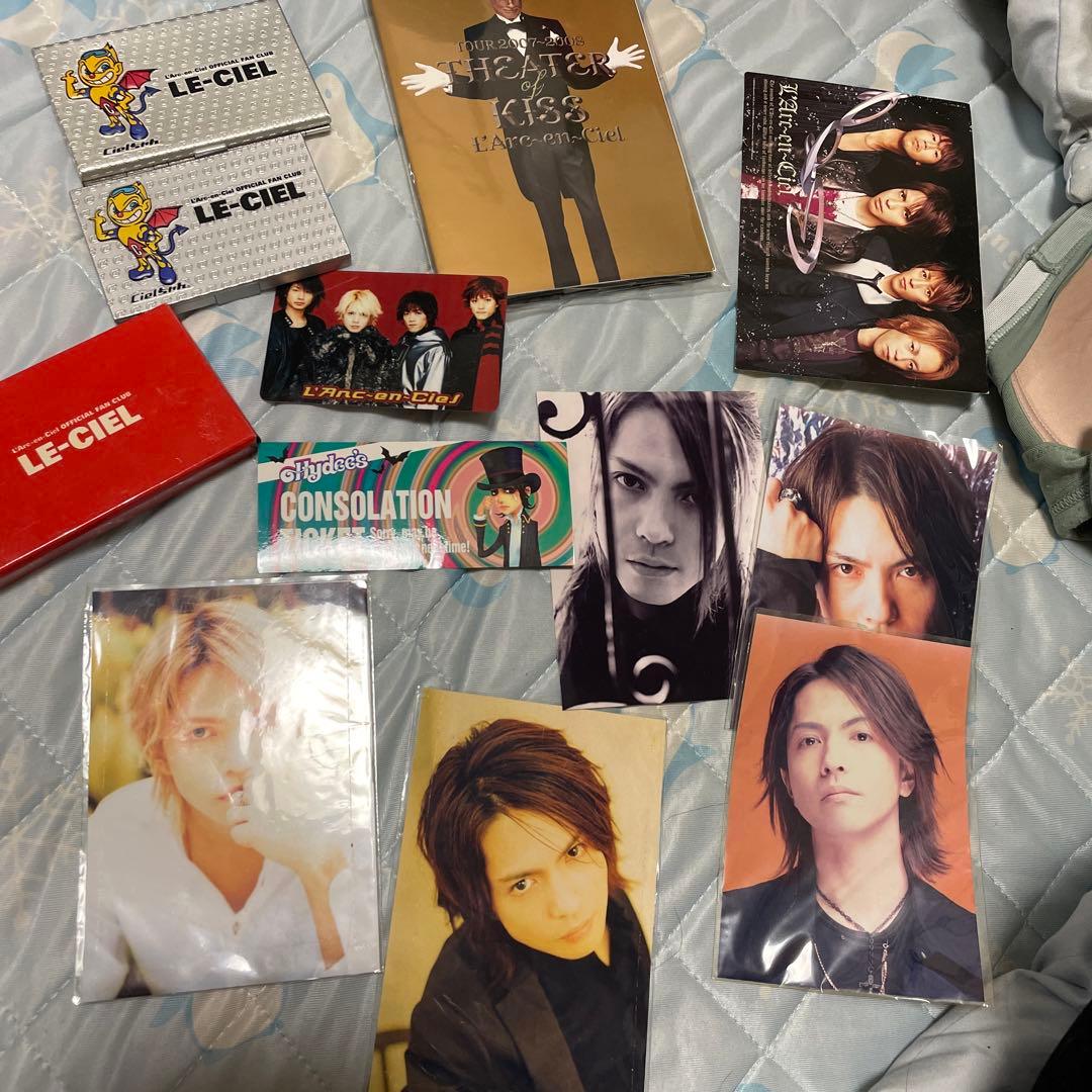 L'Arc~en~Ciel 会報　雑誌　写真集　ライブパンフ　チラシ