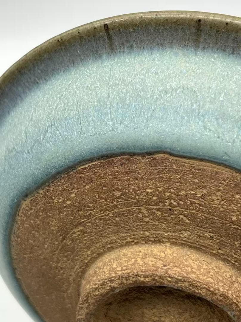 宋時代 鈞窯　天青紫紅釉盤 窯変釉皿　唐物　古賞物　時代物(A-109)