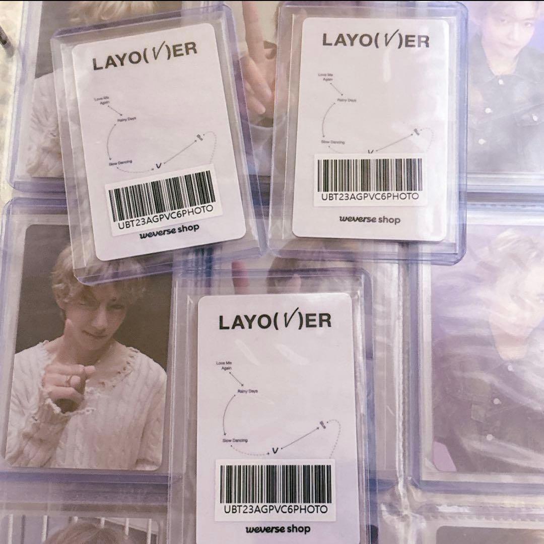 BTS V layover 3形態 トレカ jpfc ユニバ 特典 ラキドロ