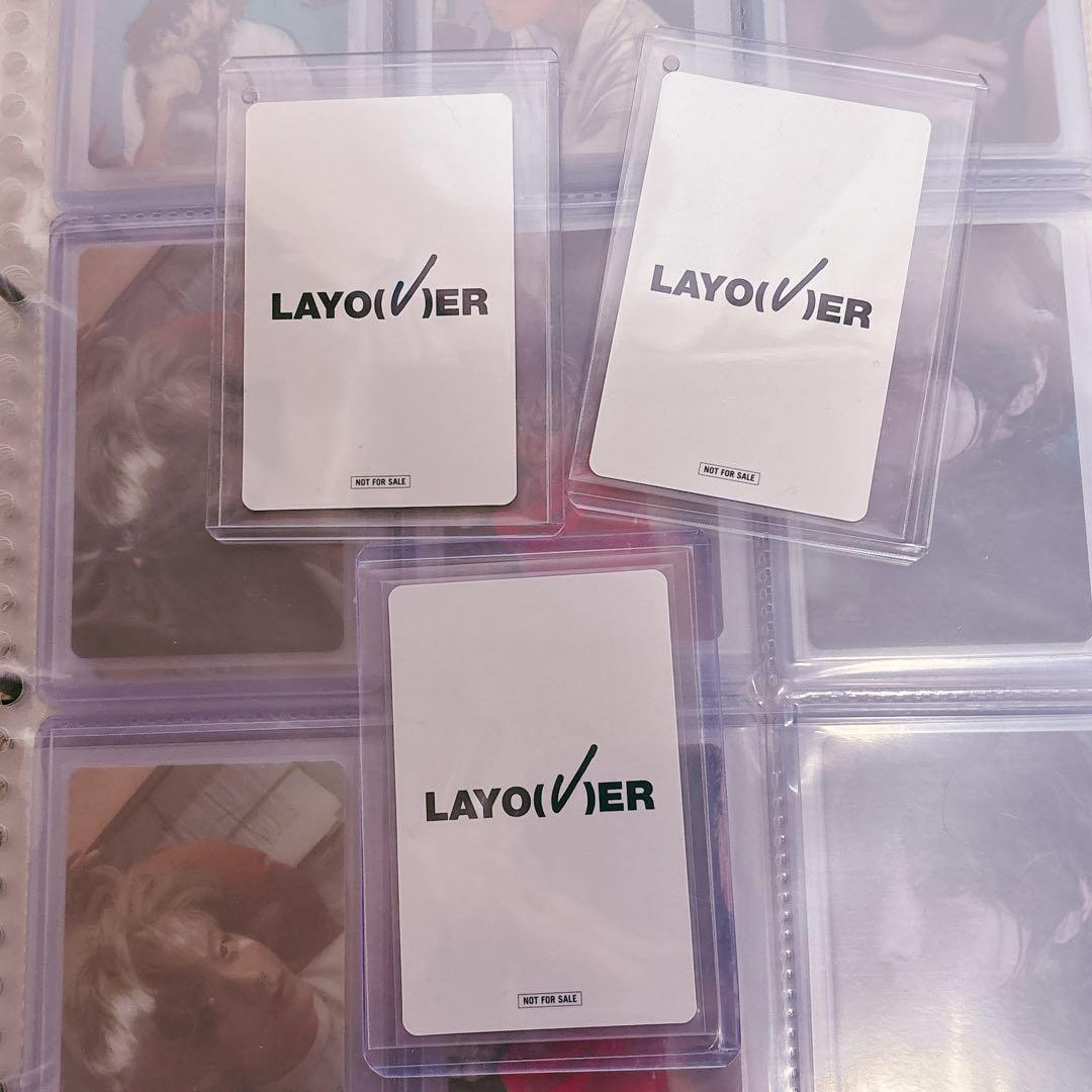 BTS V layover 3形態 トレカ jpfc ユニバ 特典 ラキドロ