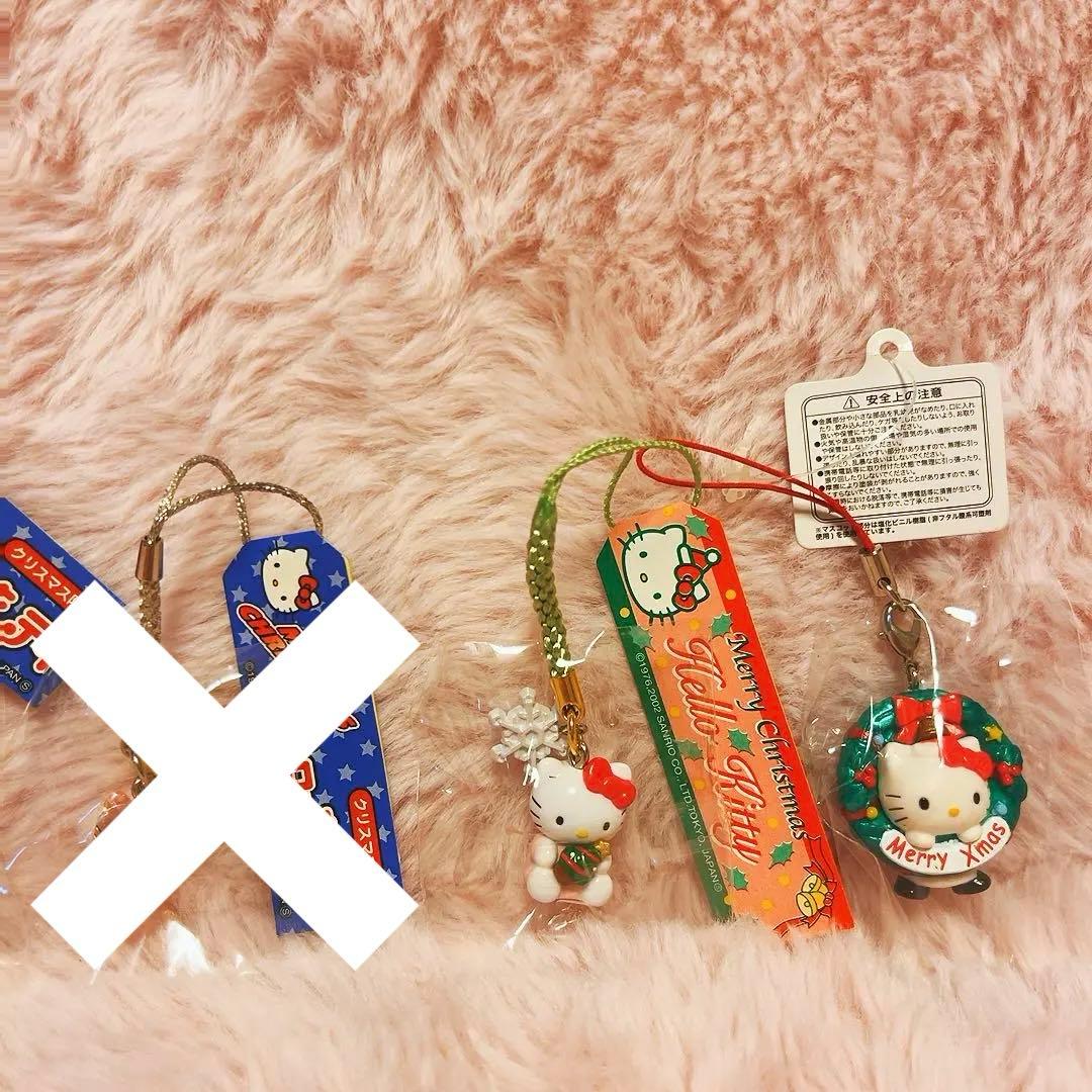 希少レア　ハローキティ　根付け　日本限定　クリスマスシリーズ　サンリオ　レトロ