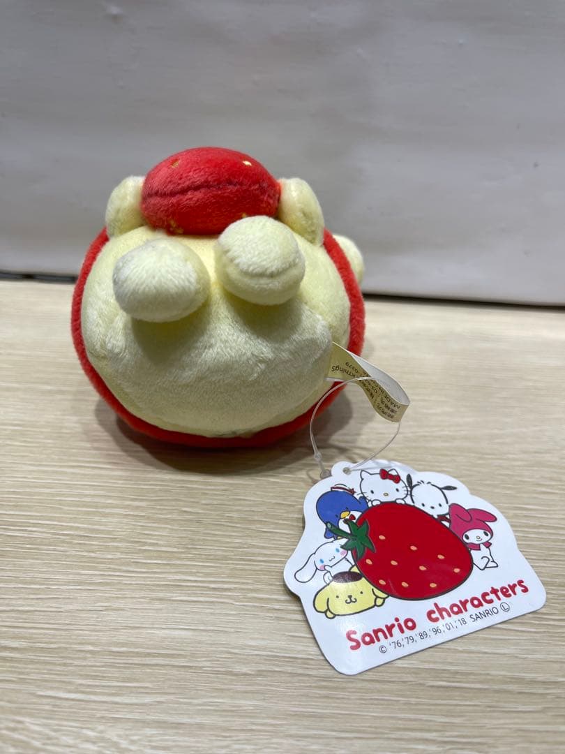 タグ付き美品　ポムポムプリン　もぐもぐ果物マスコット