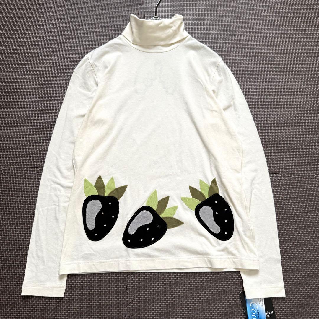 【新品】ノイジーノイジー タートルネック フルーツプリントプルオーバー 40