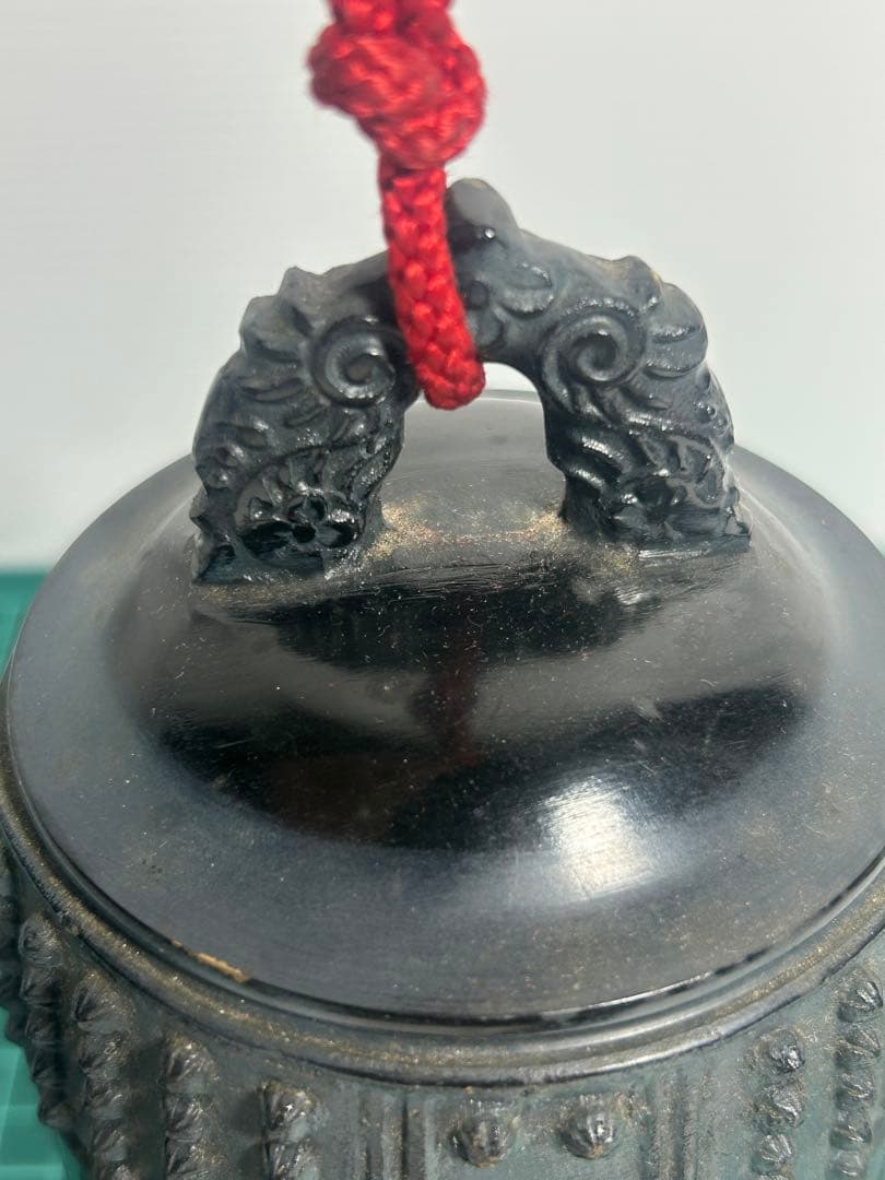 銅製 平和の鐘 置物 仏教美術 古美術 骨董 仏具 BELL OF PEACE