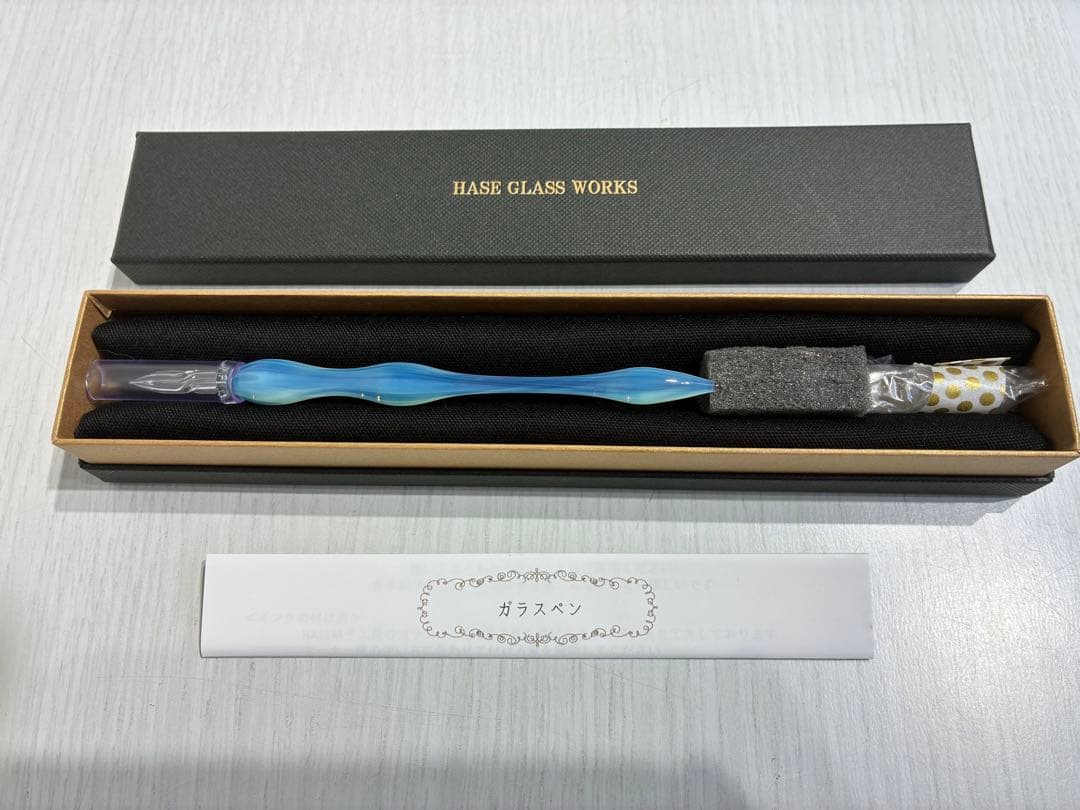 新品未使用 HASE硝子工房 灯り NANIWA SP なにわペンショー