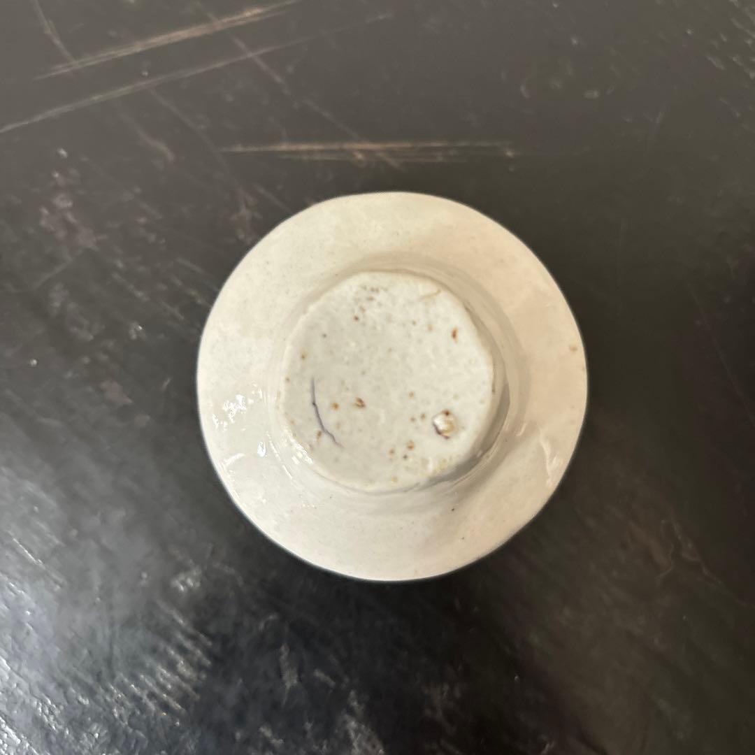 李朝餅型　⑤菓子型　白磁　堅手　韓国アンティーク　古道具　古民芸　古陶磁