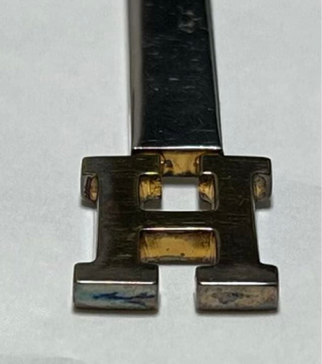 HERMES ペーパーナイフ　『H』に変色？