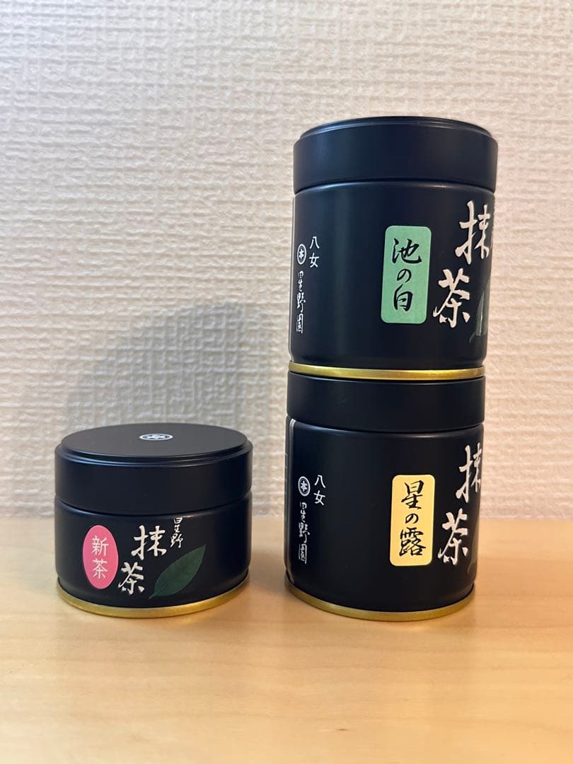 星野製茶園　星の露40g 1缶 池の白 40g 1缶　新茶 20g matcha