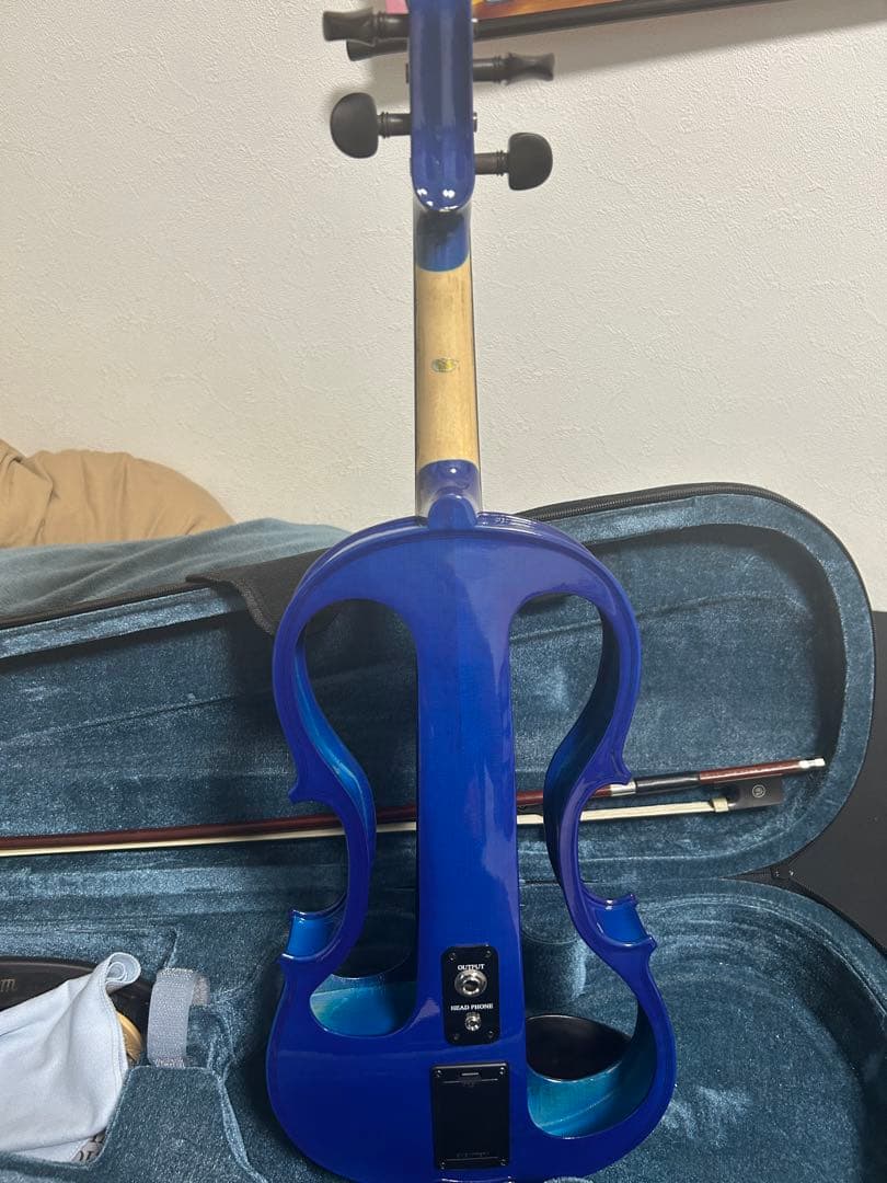 カルロジョルダーノ エレキバイオリン ブルー