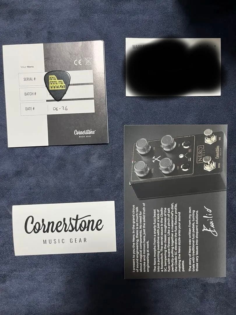 Cornerstone コーナーストーン NERO