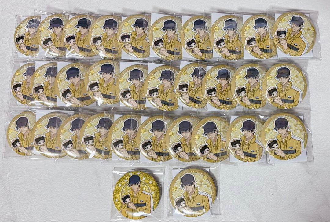 新テニスの王子様 おきがえぬいぐるみといっしょ 真田弦一郎 缶バッジ42点