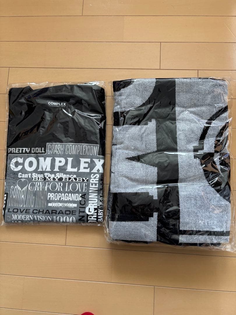 COMPLEX 日本一心　ビッグサイズタオルブランケット　TシャツLセット