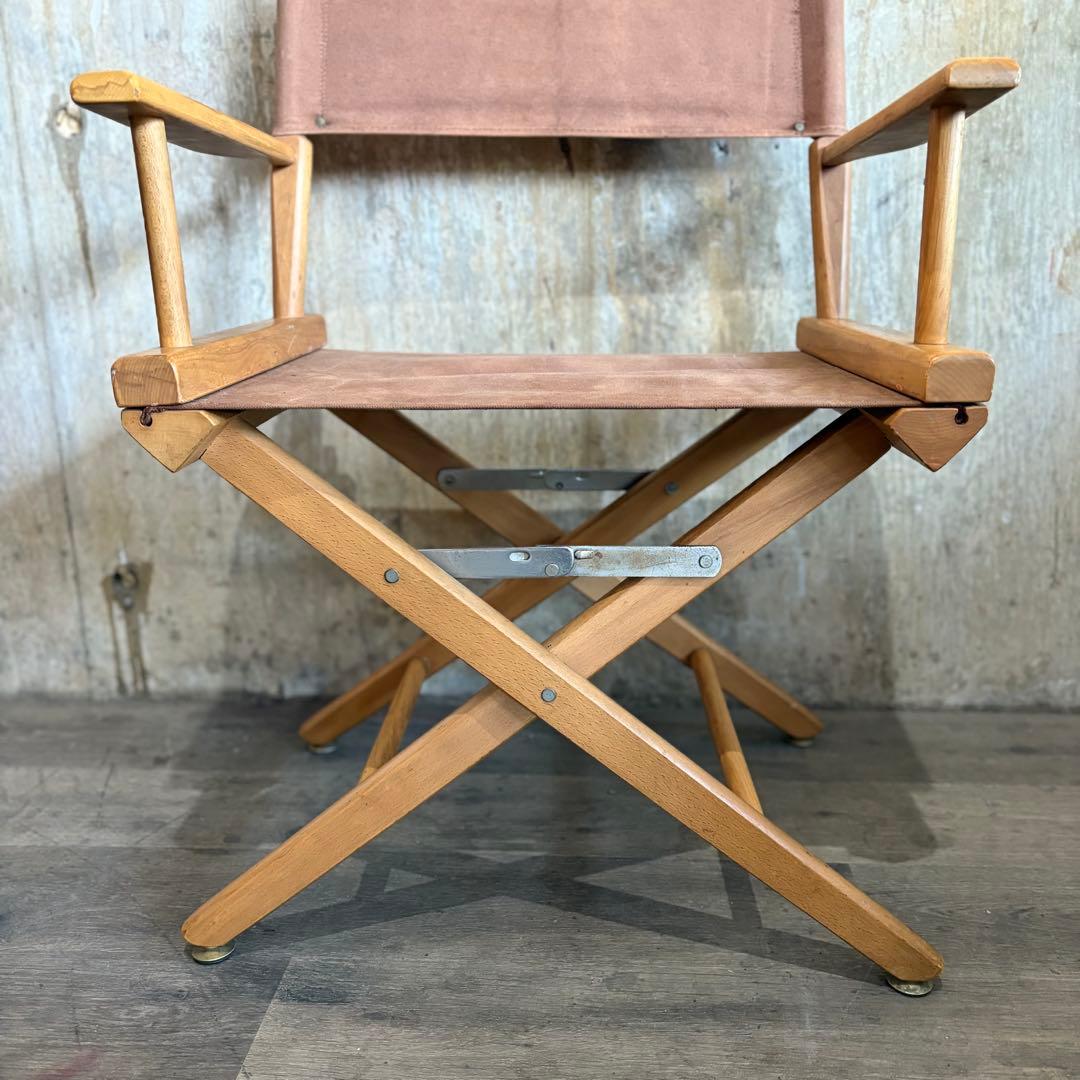 ヴィンテージ　ディレクターズチェア　フォールディングチェア