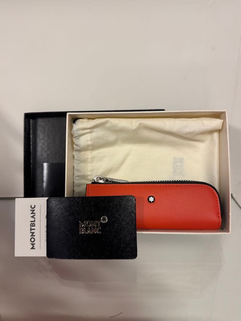 【極美品】モンブラン ヘリテイジ ルージュ＆ノワール ペンポーチ