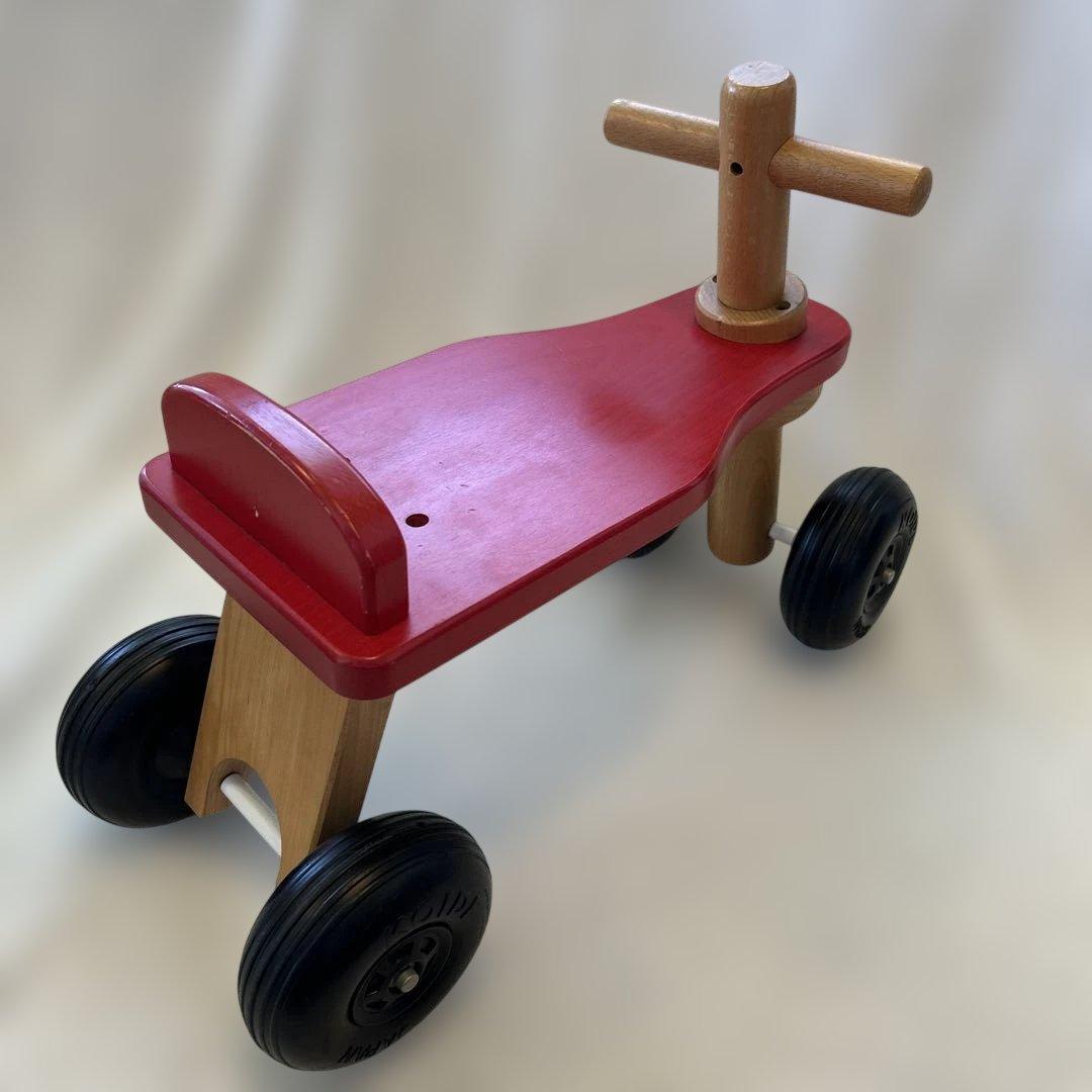 KOIDE マイカー 木のおもちゃ 赤い車 高級 日本製コイデ