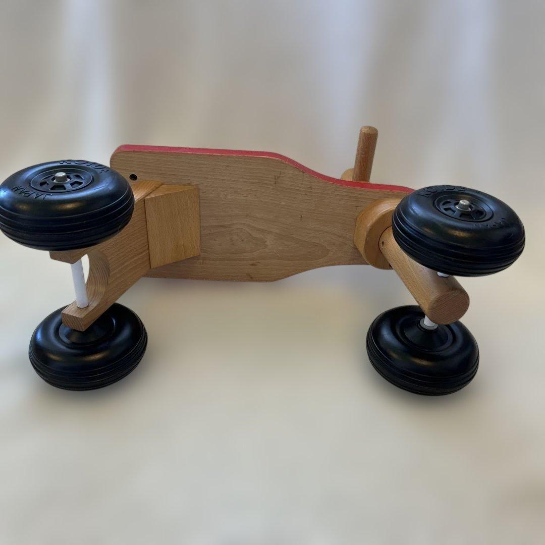 KOIDE マイカー 木のおもちゃ 赤い車 高級 日本製コイデ