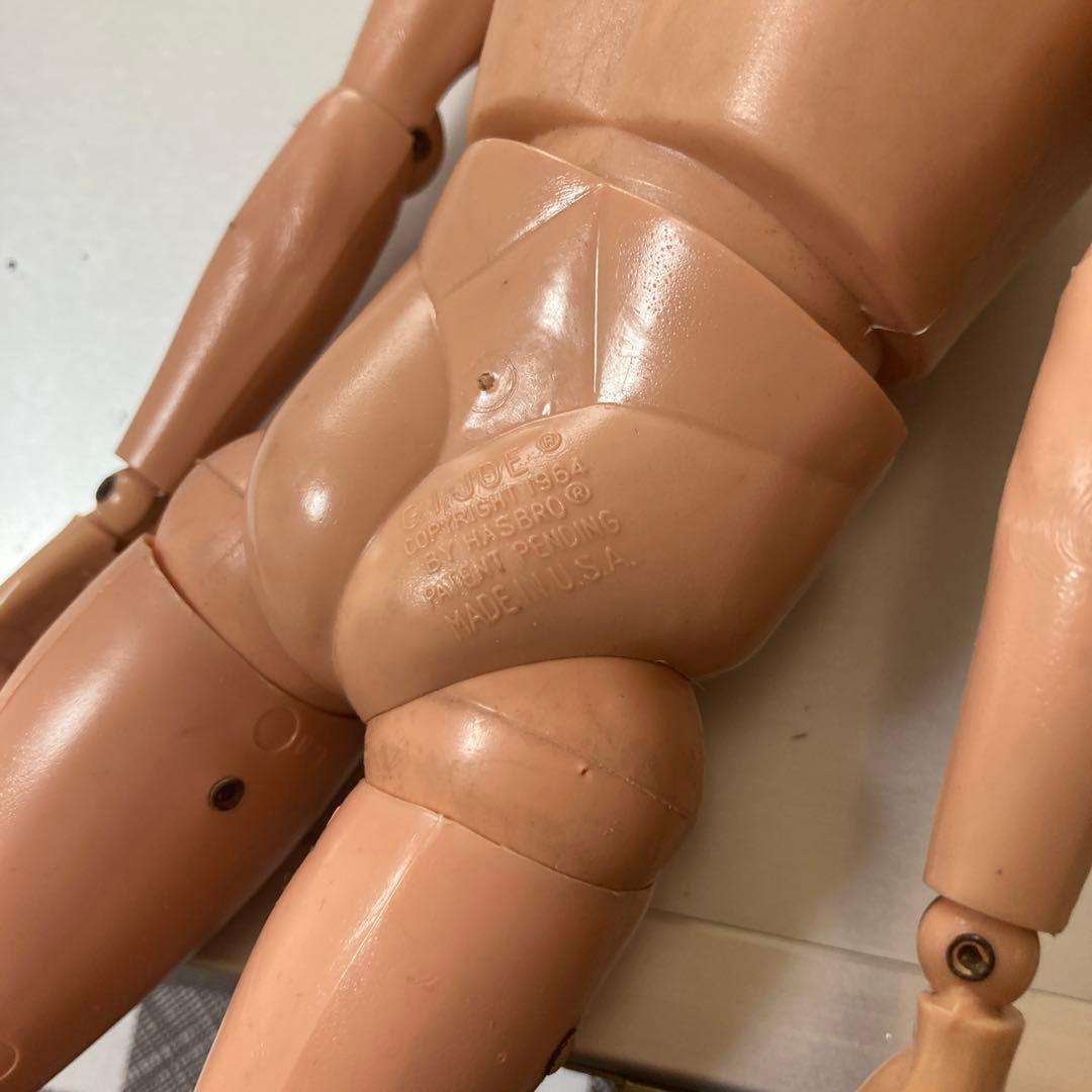 1964年モデル 米ハスブロ社製 初代G.I. Joe ヴィンテージ素体　当時物