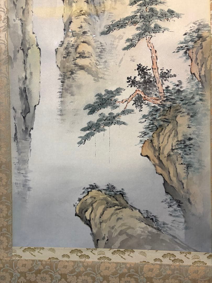 蓬莱山 小出陽祐　掛軸 木箱付き 180,000円