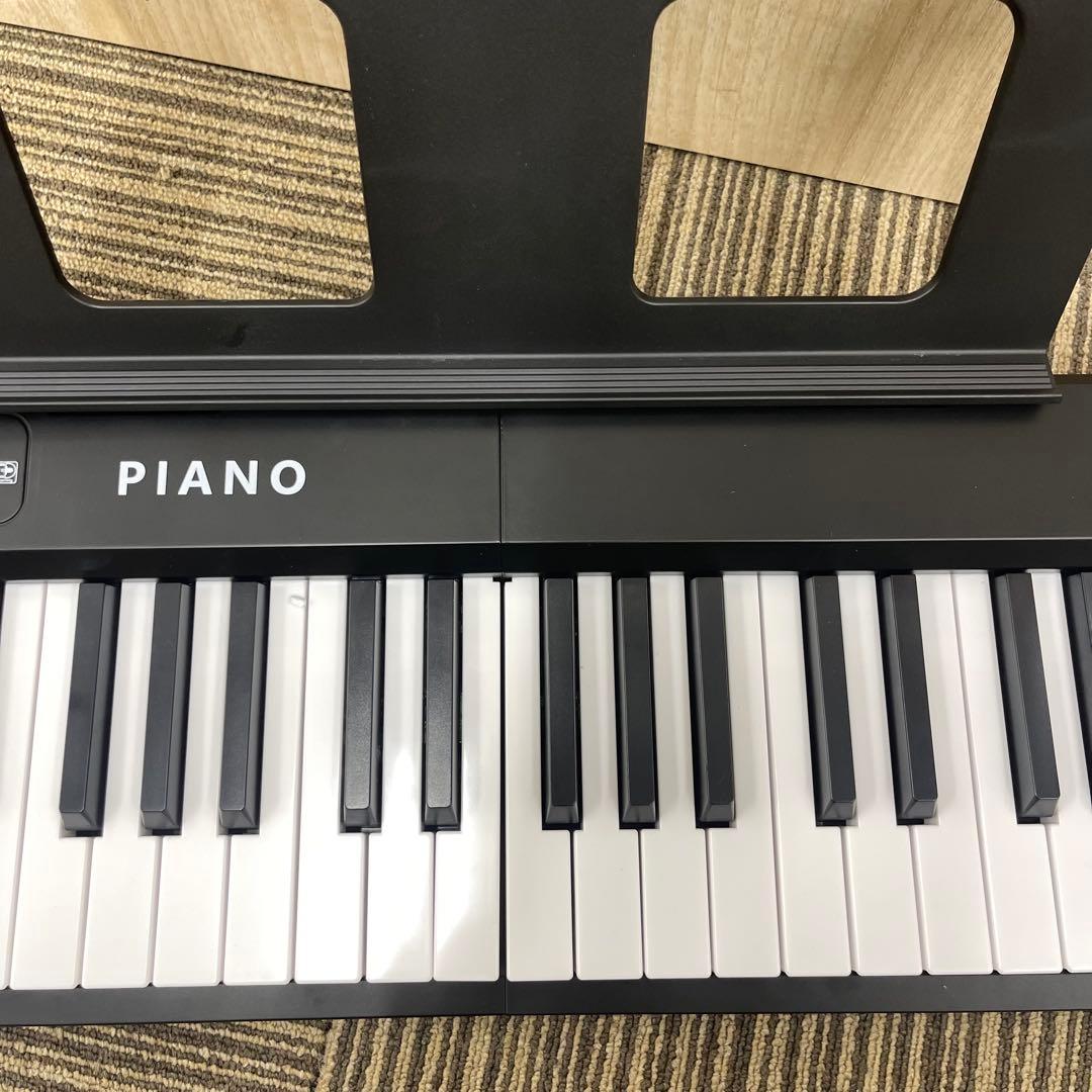 新品◆折りたたみ 電子ピアノ 88鍵盤 光る鍵盤 ブラック