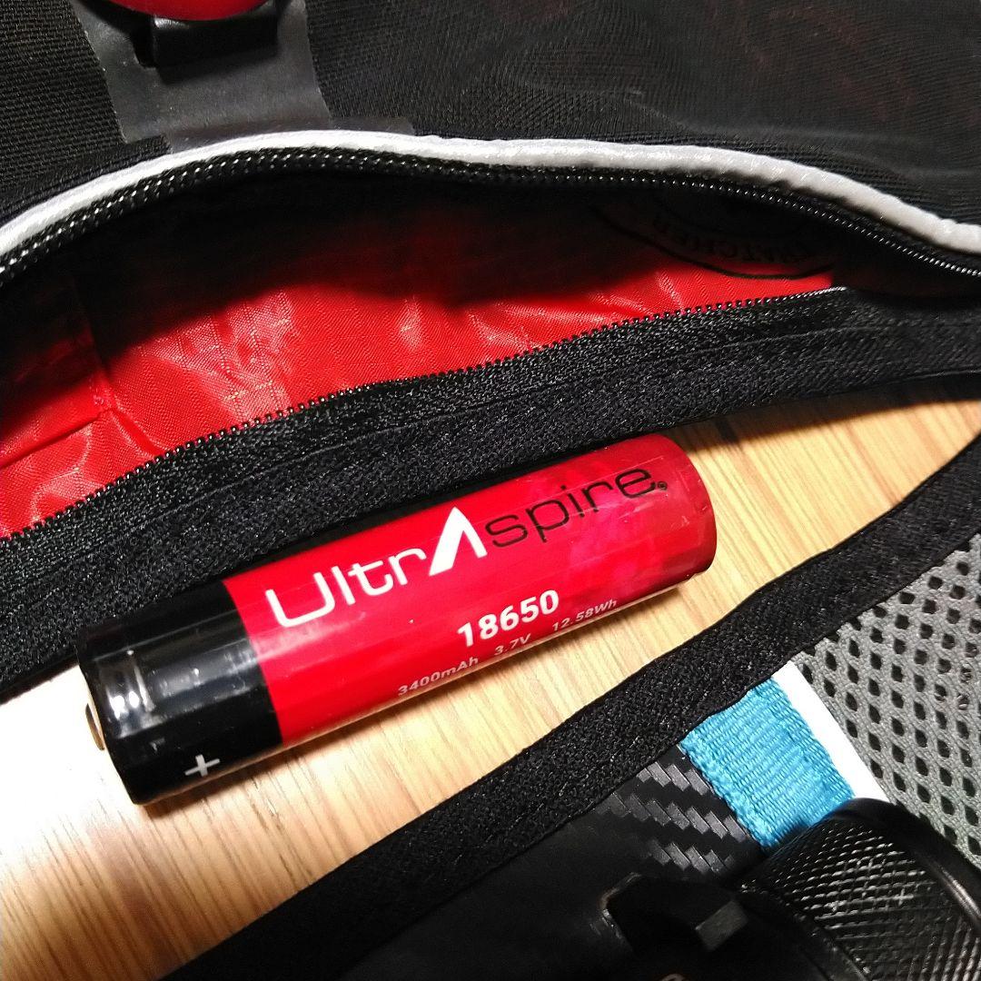 ウルトラスパイア UltraAspire ウエストライト プラス電池付