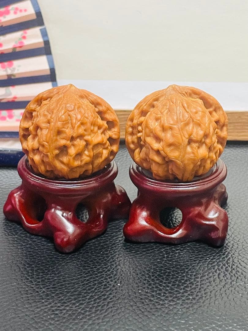 厚揚げNo.404❤️遊ぶクルミ　文玩核桃 希少変異種核鼎