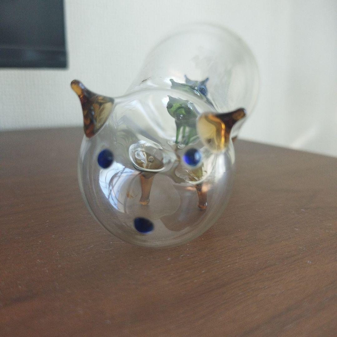 ガラス製　吹きガラスアート