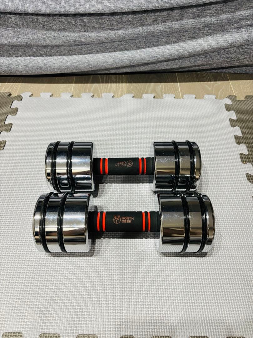 Northdeer ダンベル 可変式 10kgx2