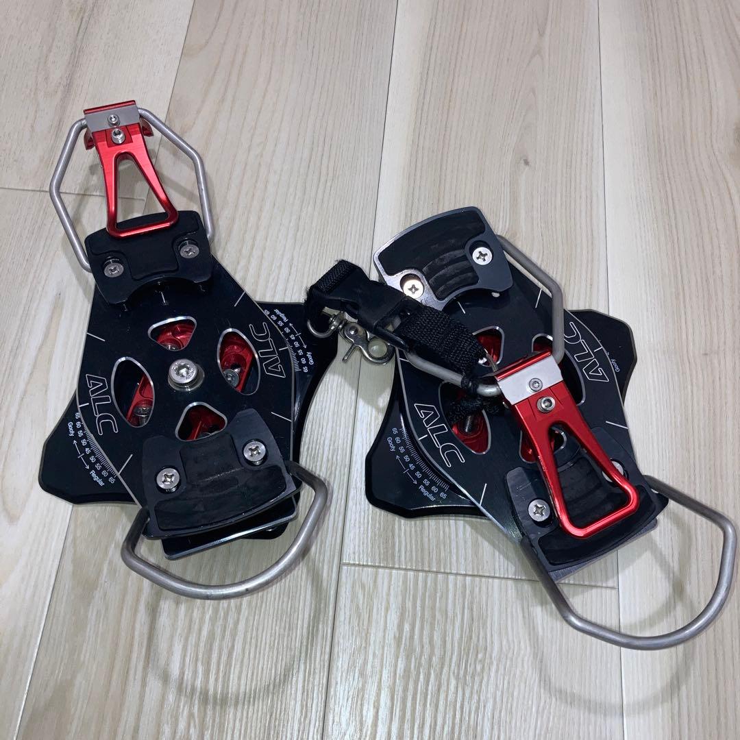 屋台の金魚！ ALC スノーボードビンディング Mサイズ 黒/赤