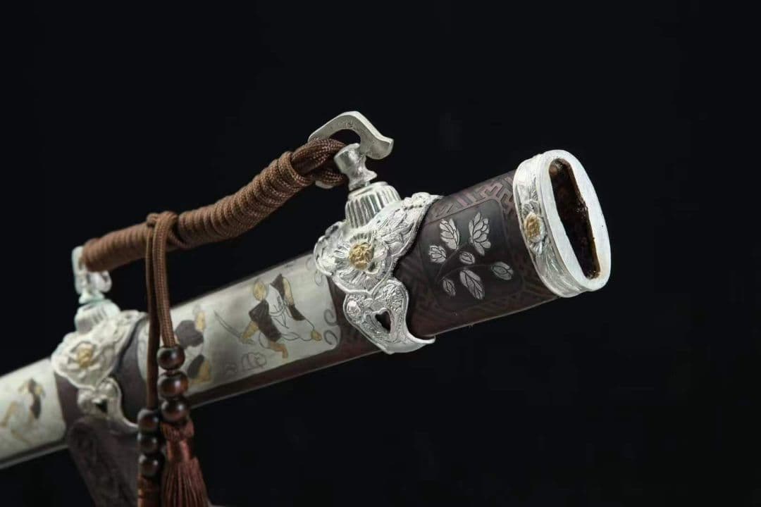 サイクロン唐刀（三色銅黄銅鞘）、古兵器 武具　刀装具　日本刀　模造刀 居合刀