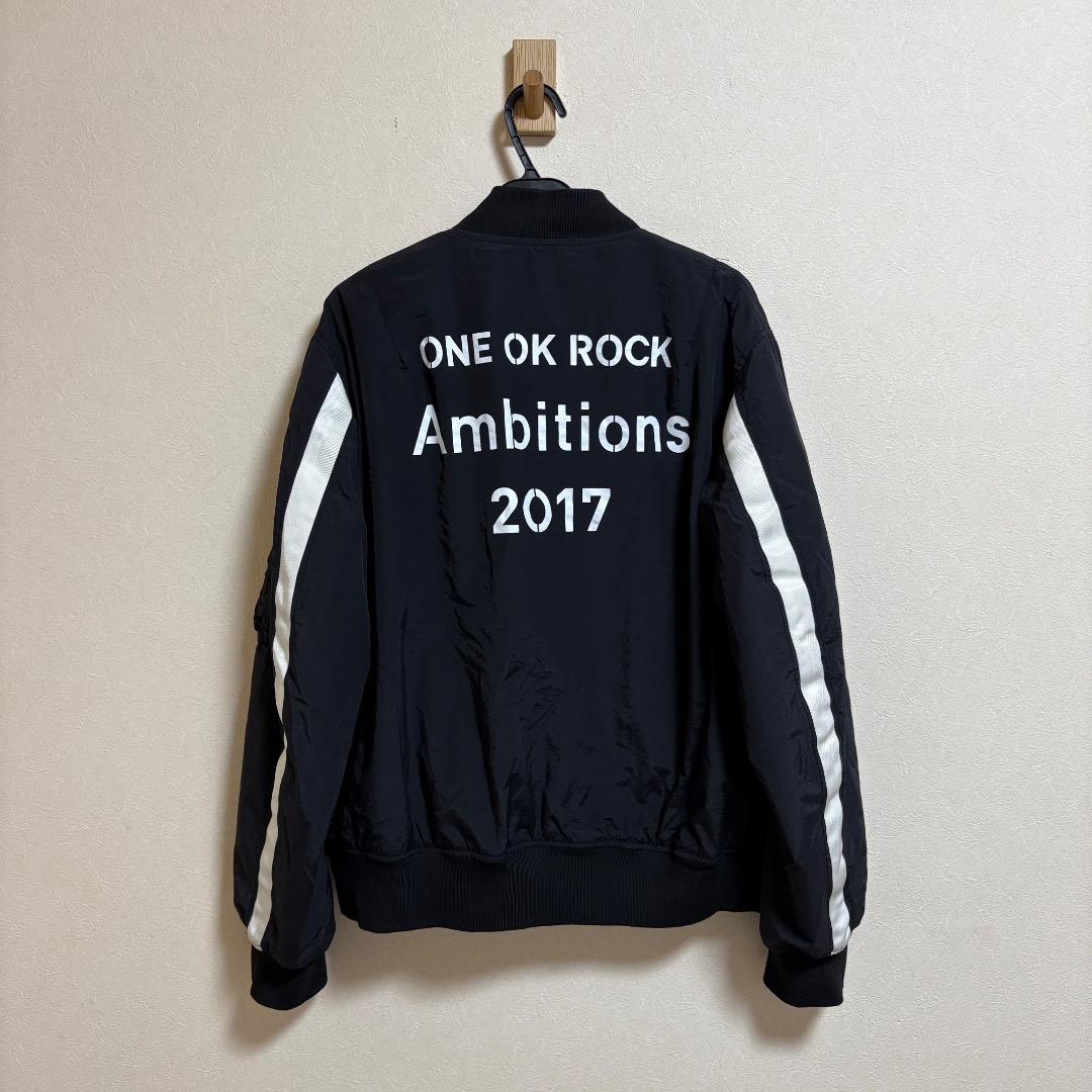 ひ*様 ONE OK ROCK Ambitions MA-1 2017 ワンオク