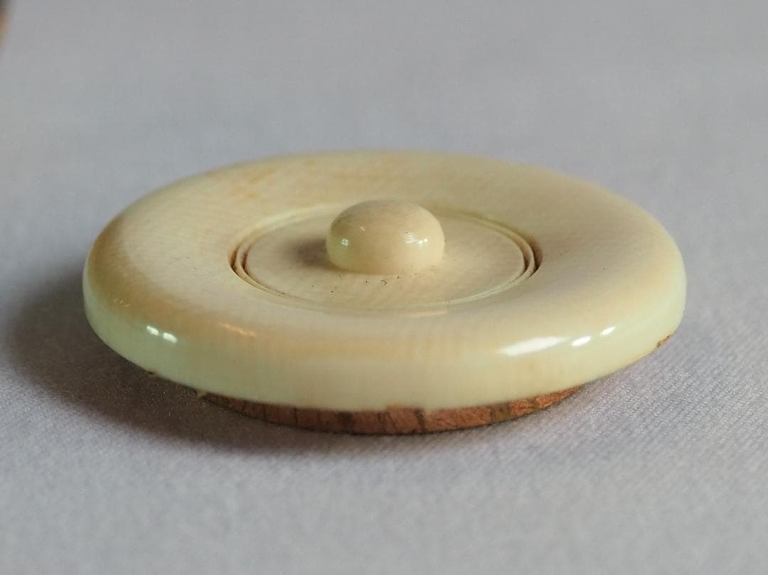 裏千家14世淡々斎宗室御書付『膳所焼肩衝茶入』陽炎園岩崎健三造（共箱）