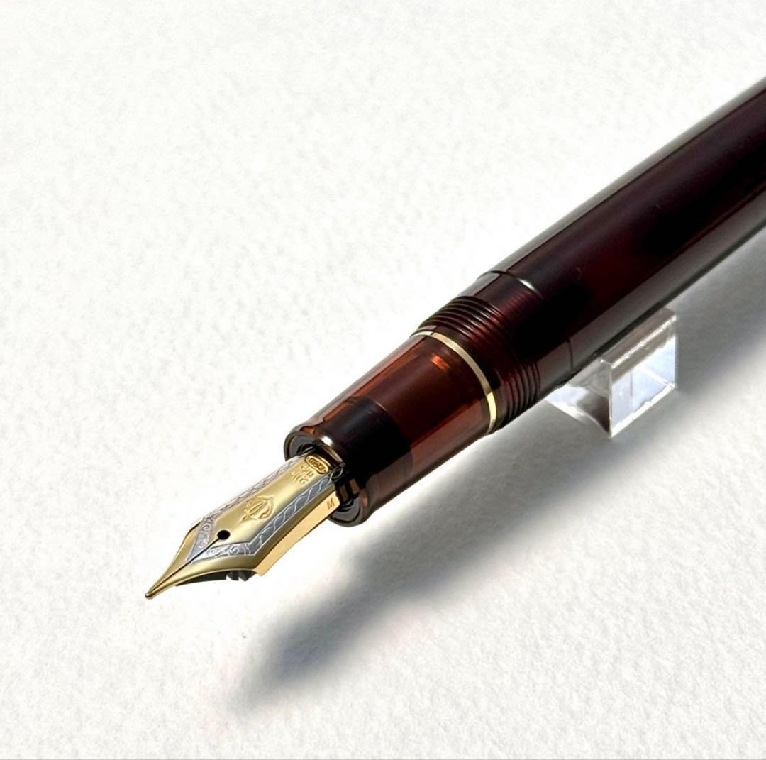 美品 未使用 sailor penセーラー万年筆 プロギア モカブラウン MF