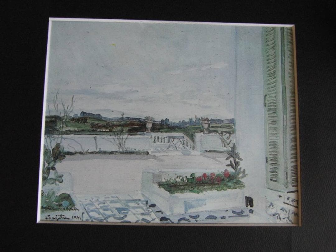 藤田嗣治、「La Terrasse ensoleillee a la