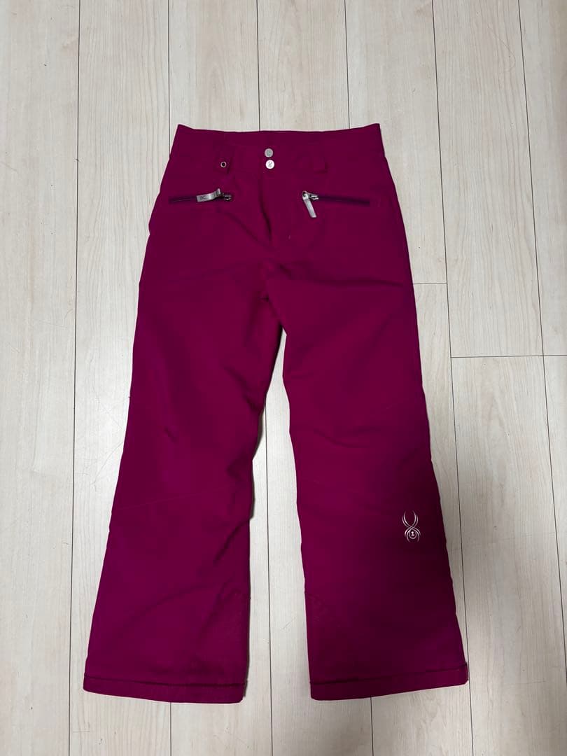 SPYDER 子ども用スキーウエアーパンツ 12サイズ パープル