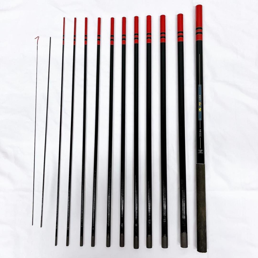 【美品】Gamakatsu がまかつ がまはえ 山紫 中硬630 渓流竿