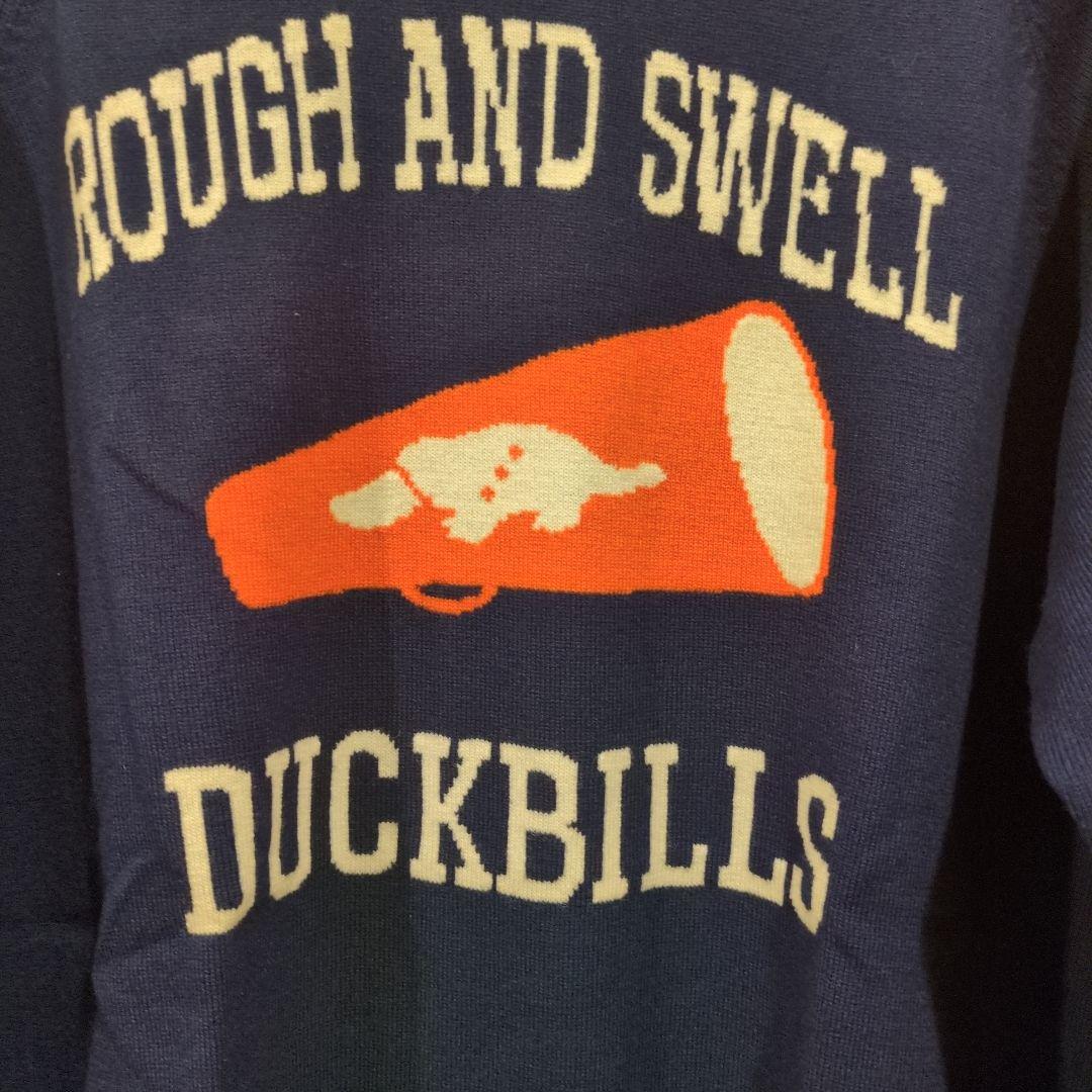 「新品」rough & swell Mサイズ セーター　ネイビー