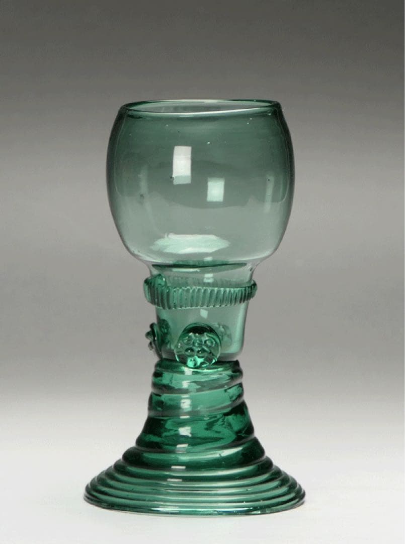 【レーマー杯　ヴァルトグラス】 ドイツ森林ガラス　民藝硝子