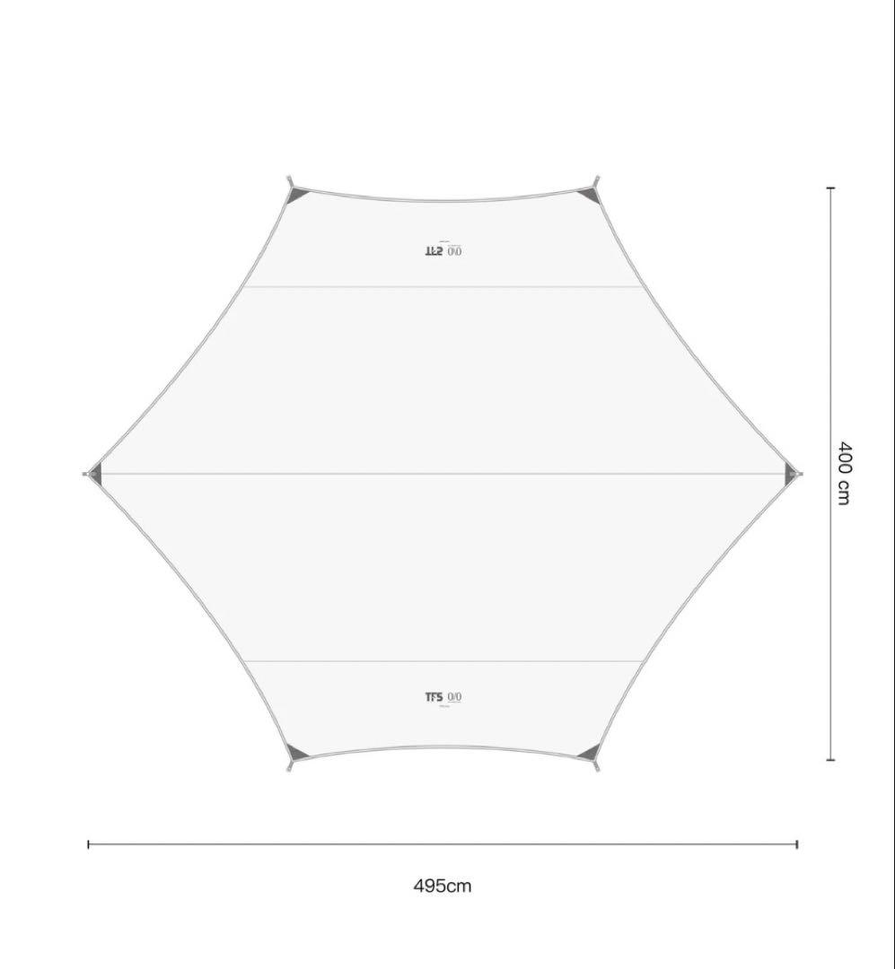 nerudesignworks TFS PATIOタープ グレー