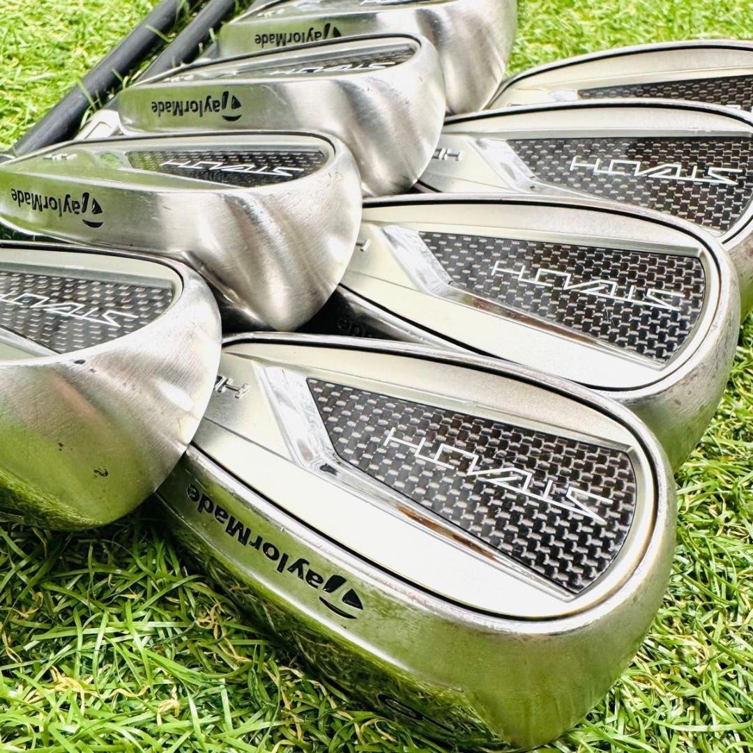 【良品】豪華8本 テーラーメイド ステルスHD メンズアイアンセット S