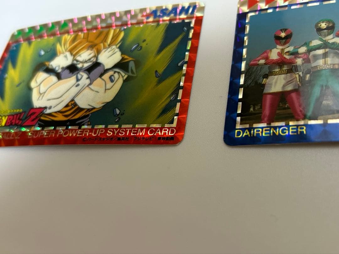 激レアASAHI ドラゴンボールZ ダイレンジャー カード 2枚