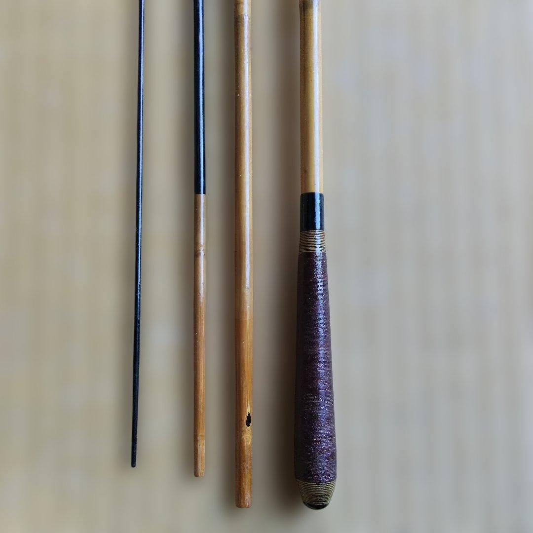 ヘラブナ竿 竹製 4本物