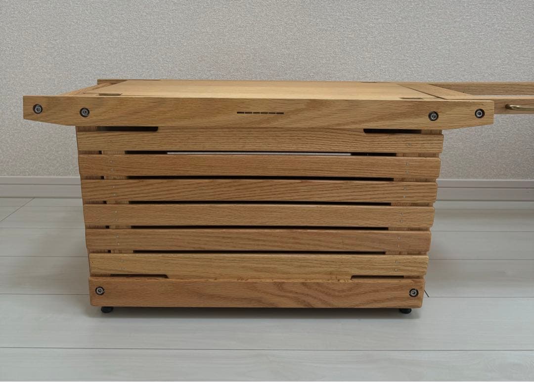 ikiki シェルフコンテナM ＋バーナーエクステンションテーブルオーク セット