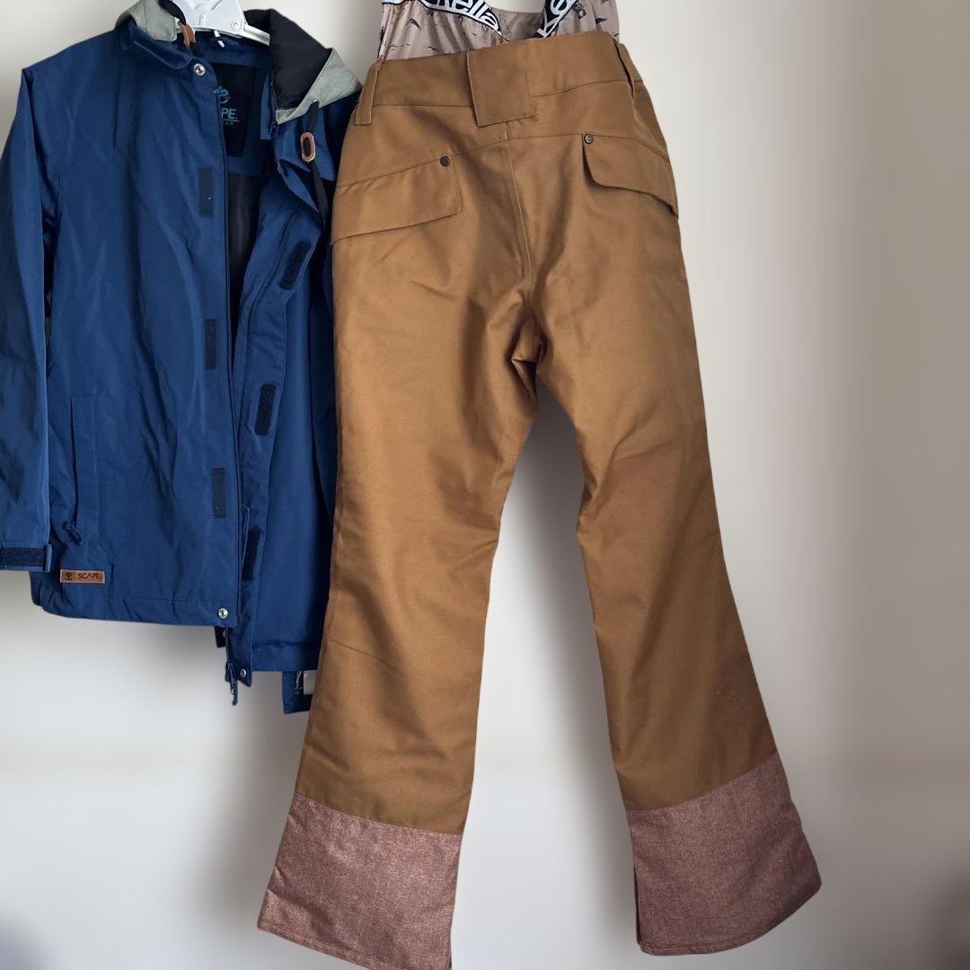 【超美品★スノボウェア上下セット】上scape、下kellan 