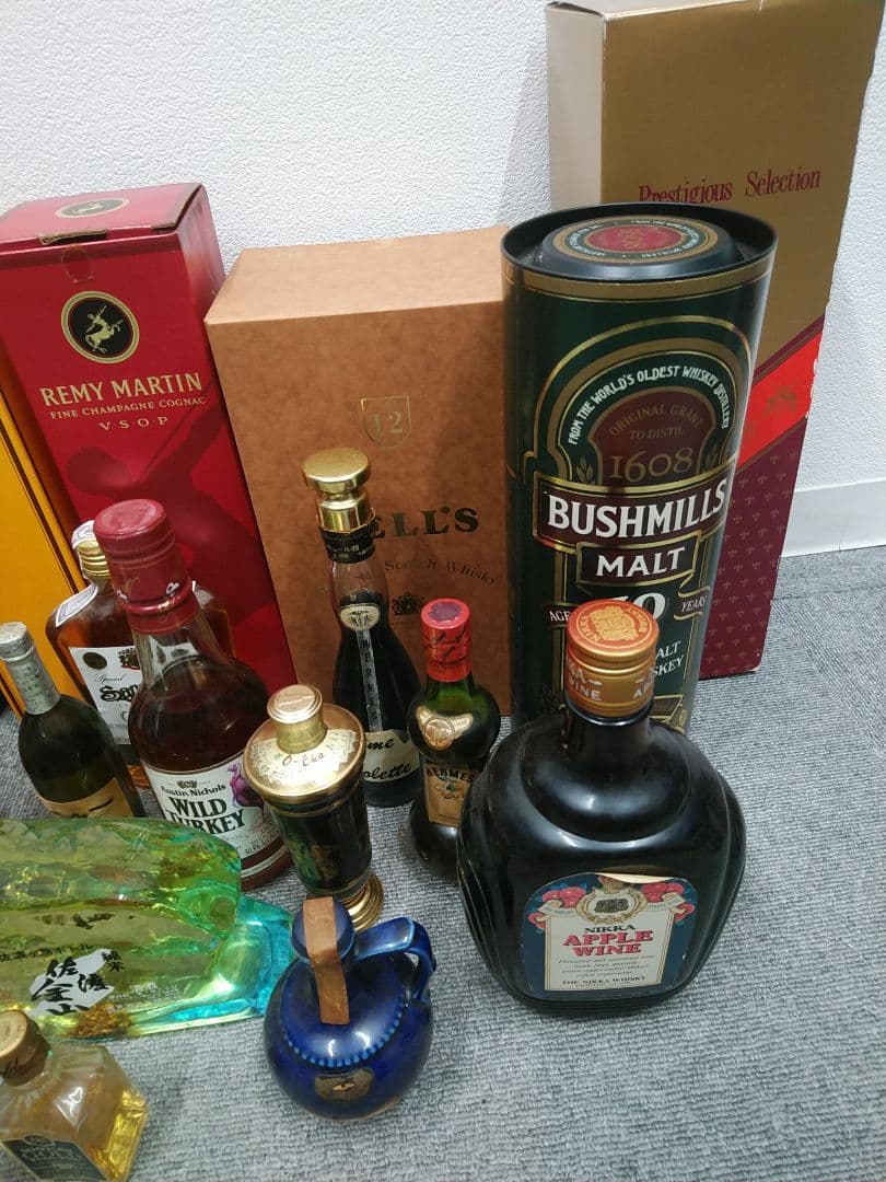 古酒　まとめ売り　ウイスキー　ブランデー　ミニボトル　洋酒