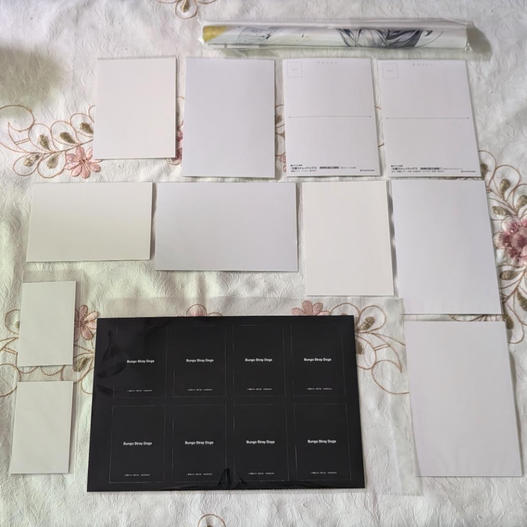 文スト13特典セット 探偵社設立秘話 メロン ゲーマーズ カード タペストリー