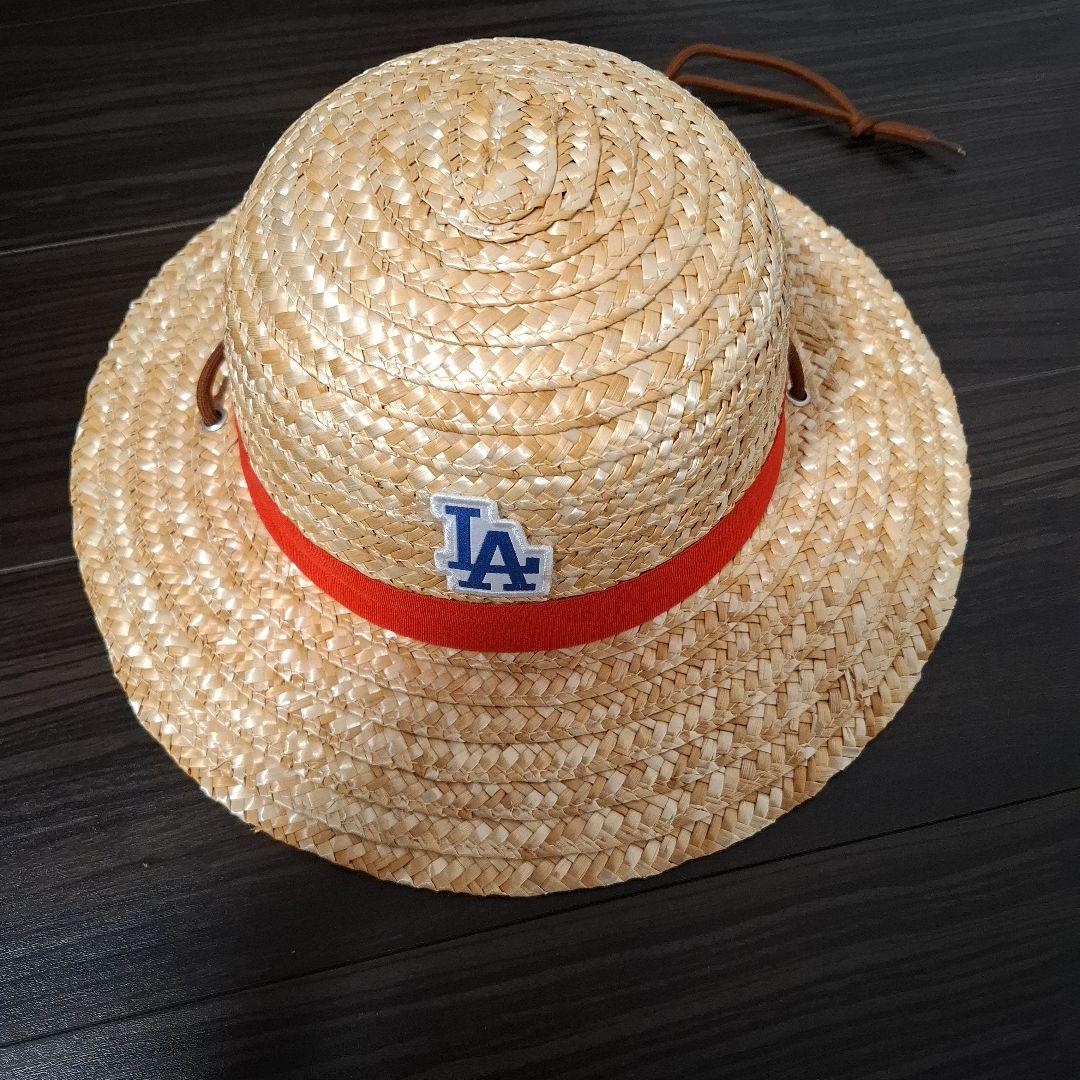 ドジャース ワンピースコラボ 麦わら帽子　大谷選手表紙インサイダー付き①