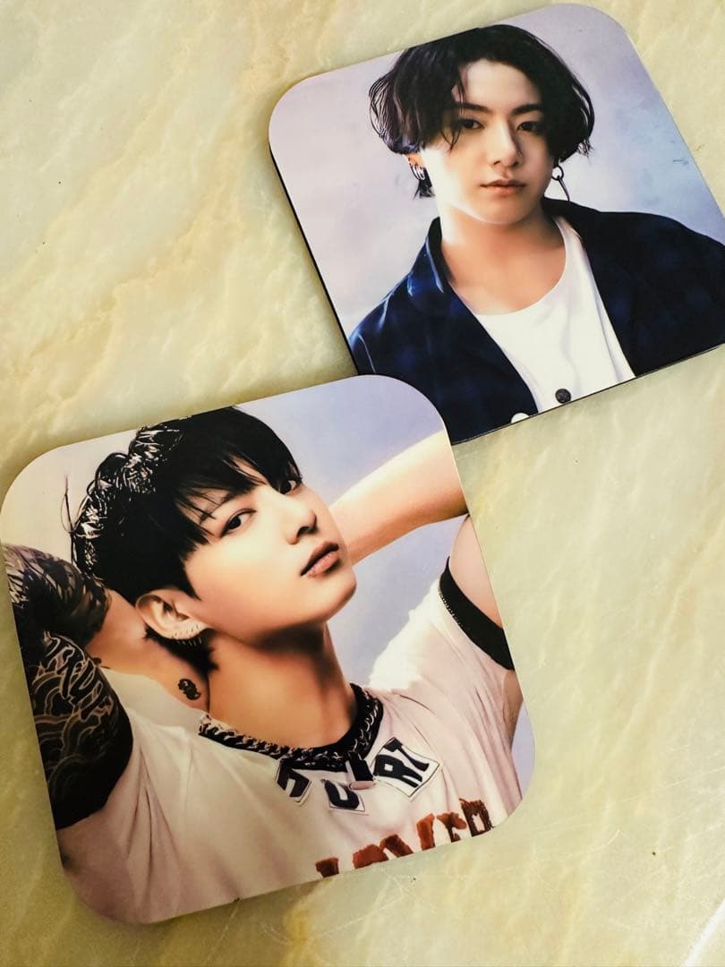 2点セット　ジョングクコースター　9.5センチ