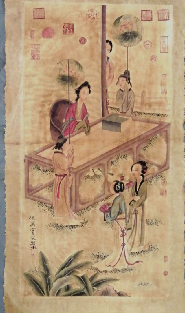 中國保利國際拍賣行印 中国清代名家仇英古絵