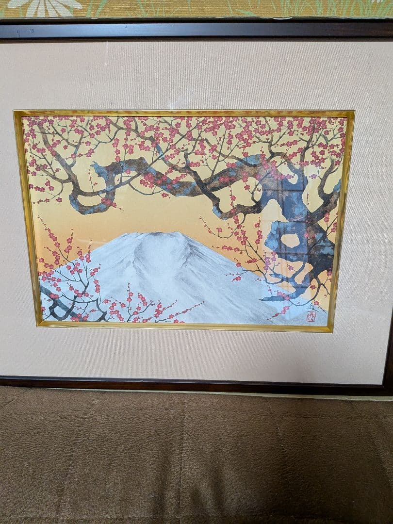 悠久景福、富士山と桜