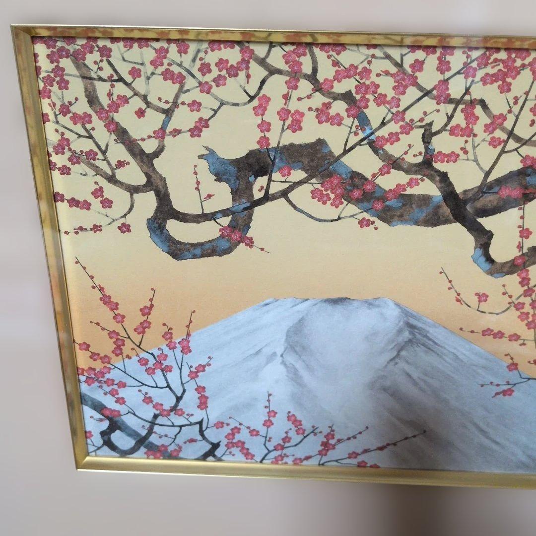 悠久景福、富士山と桜